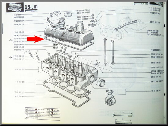 Valve cover gasket