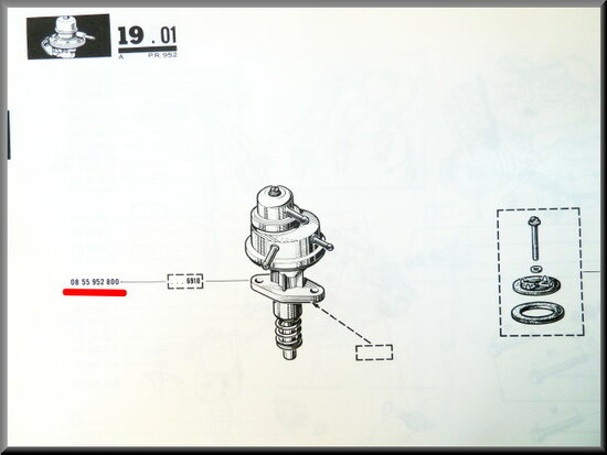 Petrol pump R12 Gordini