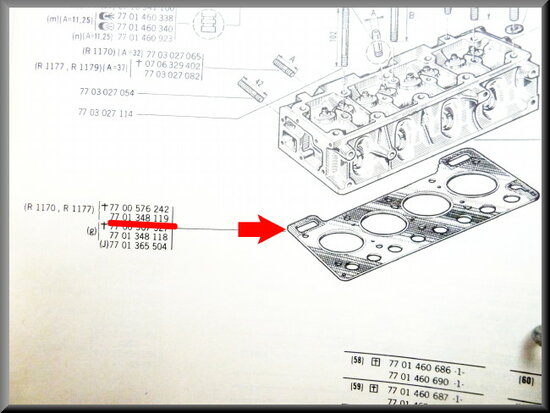 Cylinder head gasket