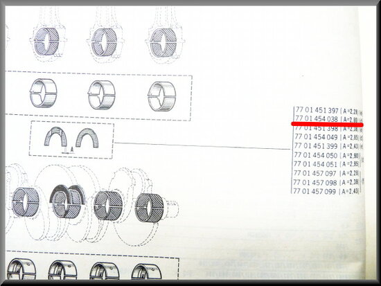 Palier axial (2,80mm)