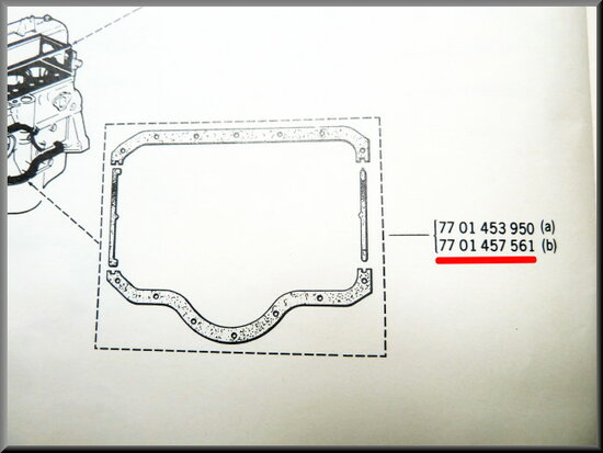 Seal oil pan (180mm)