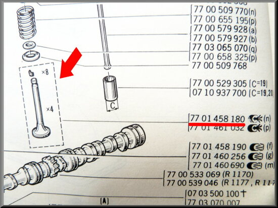 Intake valve