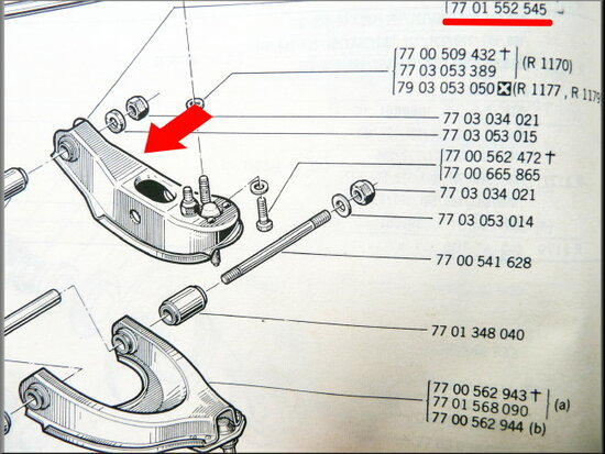 Upper suspension arm 