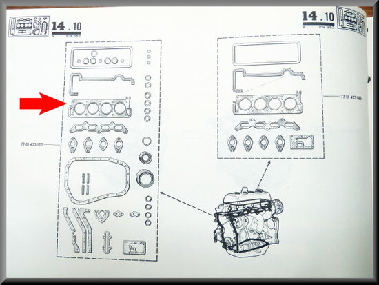 Cylinder head gasket 