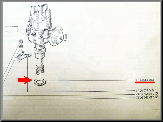 Distributor shaft seal