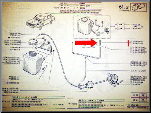 Windscreen washer nozzle 