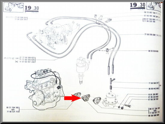 Petrol pump gasket