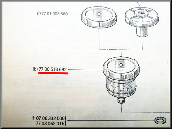 Brake fluid reservoir