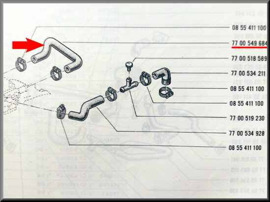 Carburettor hose