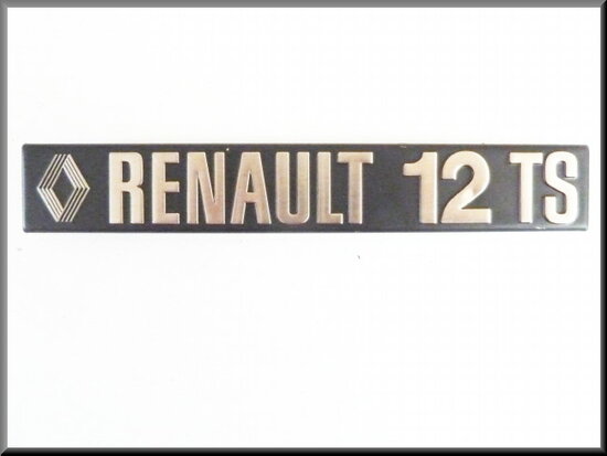 Emblem "Renault 12 TS"