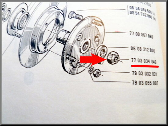 Drive shaft nut