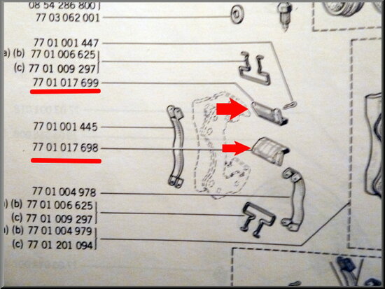 Brake caliper locking plates 