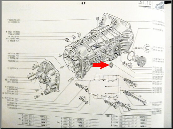 Drain plug gear box (magnetic)