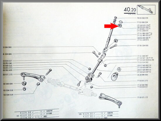 Upper rubber steering column