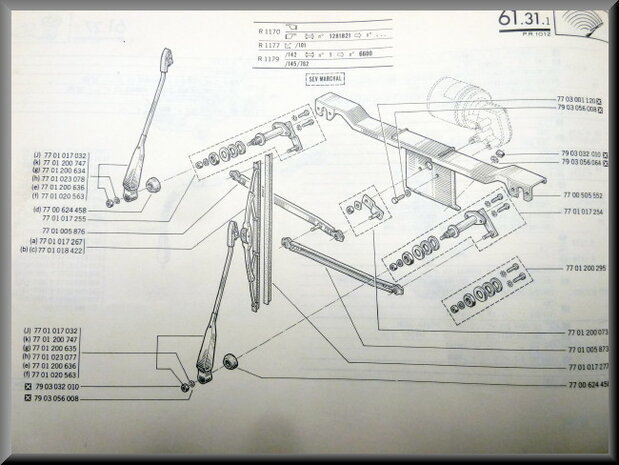 Wiper unit (incl motor)