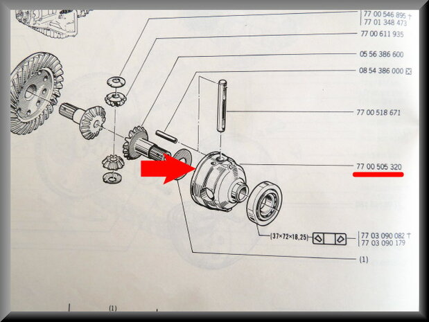 Differential case