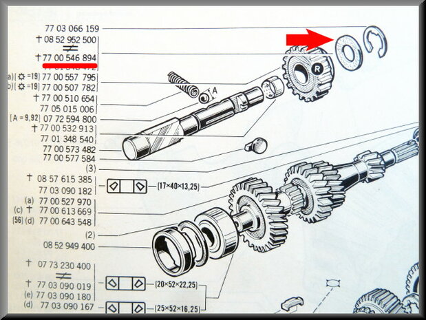 Sliding bearing reverse