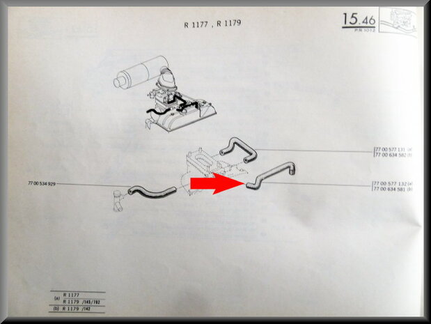 Carburettor hose