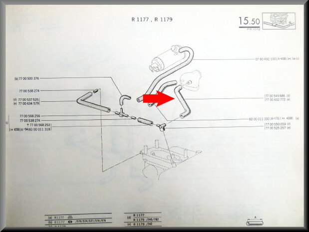 Carburettor hose