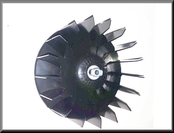 Heater fan blade