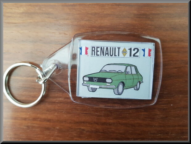 Key ring Renault 12 (green).
