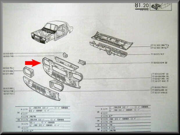 Front panel (R12 New type).