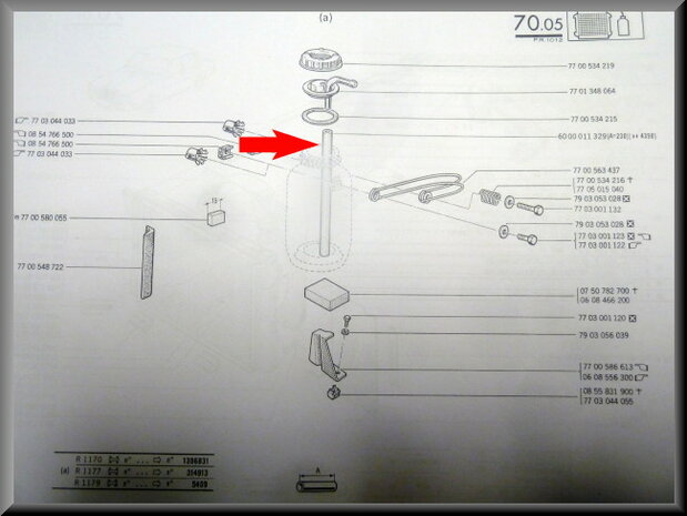 Expansion tank hose