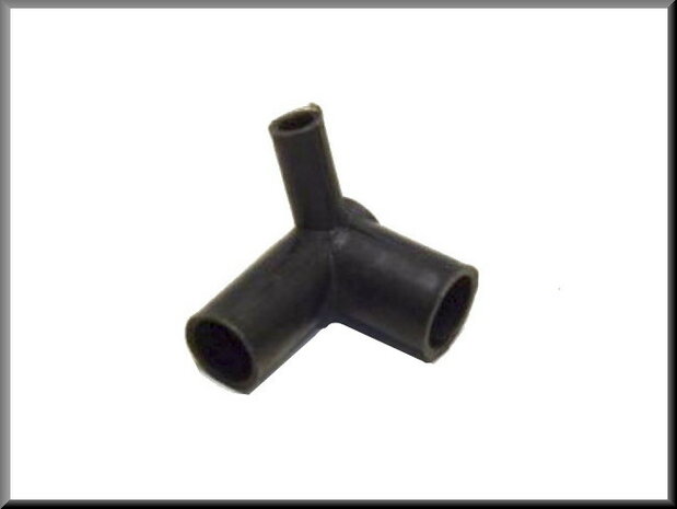 T-piece crankcase breather for Weber carburettor