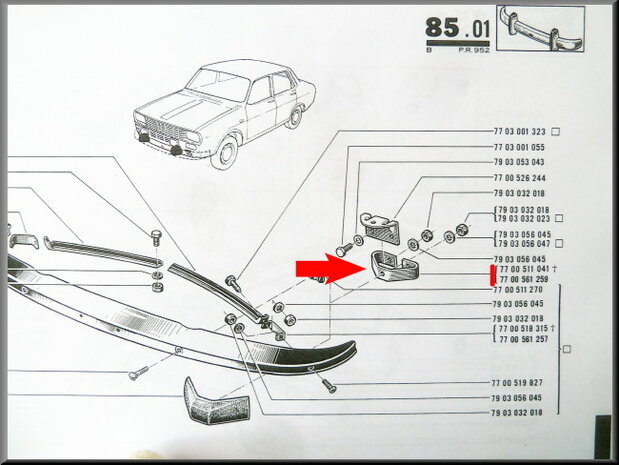 Bumpersteun R12 Gordini.