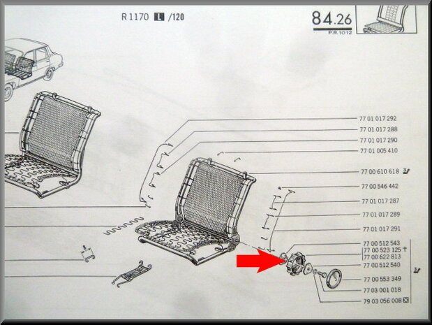 Seat adjustment handle knob