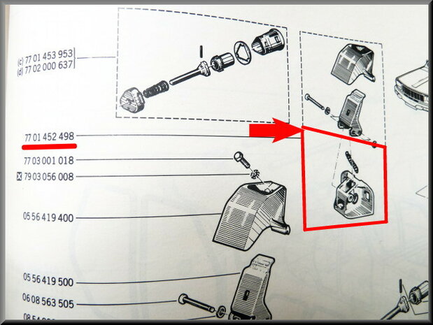 Striker plate R12 Break