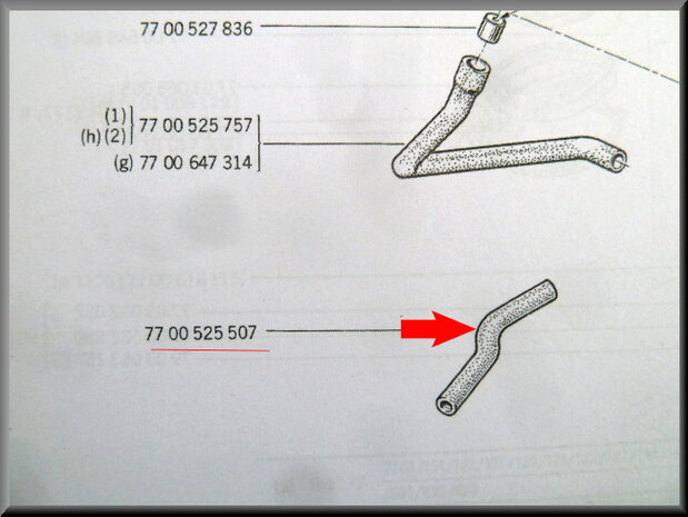 Carburettor hose