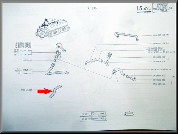 Carburettor hose