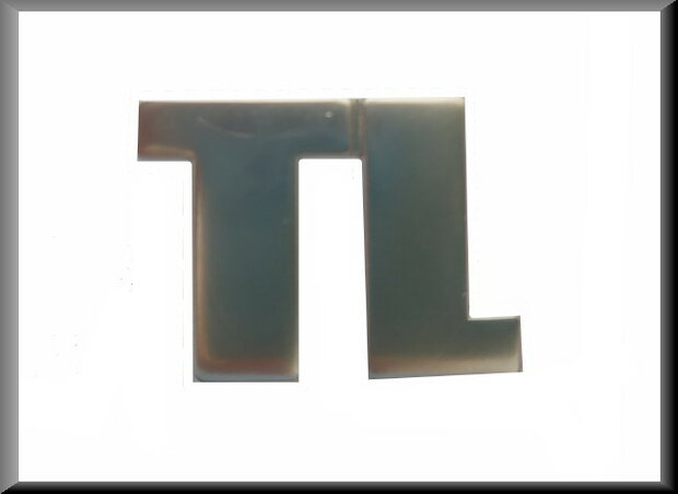 Emblem "TL" front wing