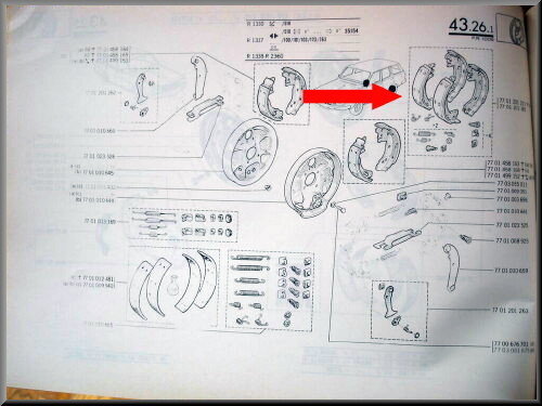 Brake shoes R12 Break