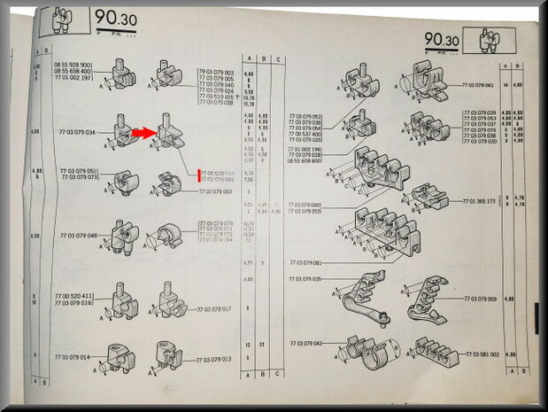 Remleiding klem (1 leiding, 5 mm).