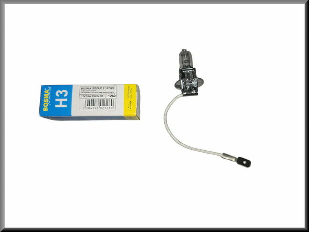Lampje verstraler (H3, 55 Watt).