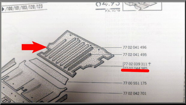 Vloermat R12 Break
