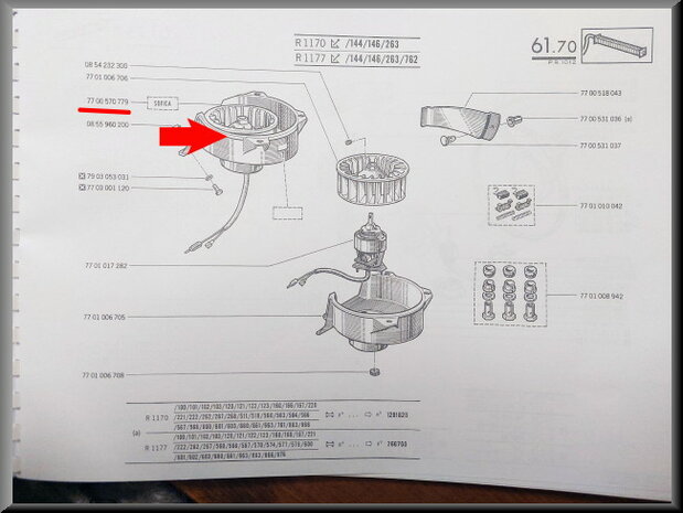 Kachel ventilator (New Old Stock)