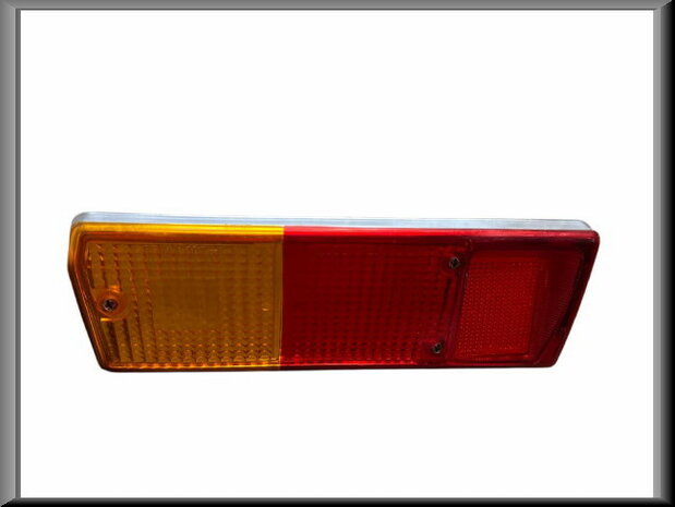 Achterlicht glas links met chroomrand (Seima).