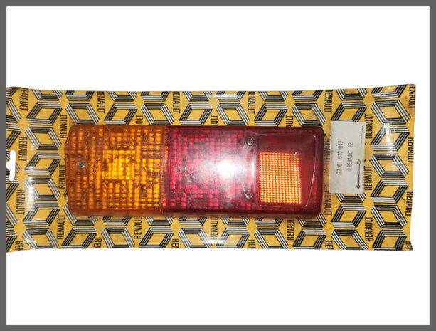 Achterlicht glas links (New Old Stock).