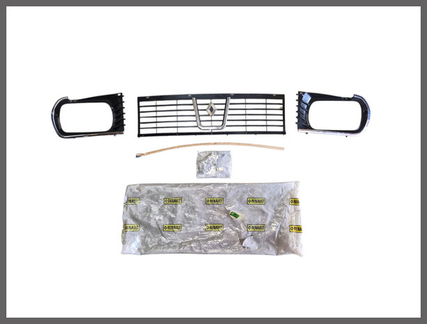 Complete grill met bevestiging set (New Old Stock).