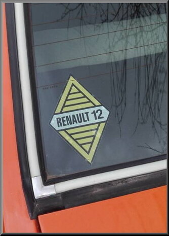 Binnenruit auto sticker