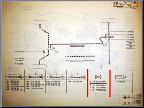 Brake line fitting 