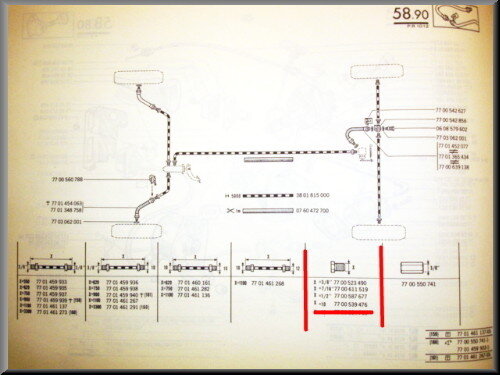 Brake line fitting