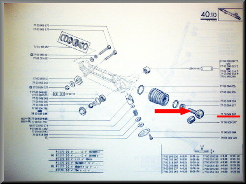 Gear rack eye R16-R12