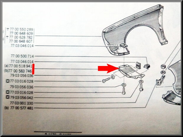 Right lower wing protection plate