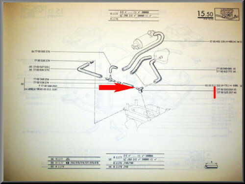 T-piece crankcase breather for Weber carburettor