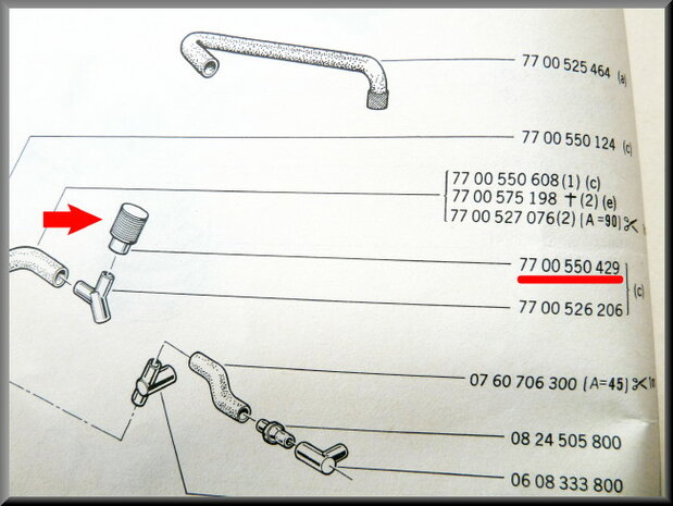 Filtre de recyclage des gaz moteur