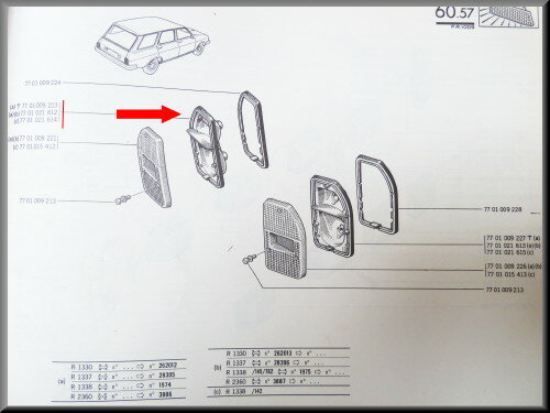 Achterlicht unit links